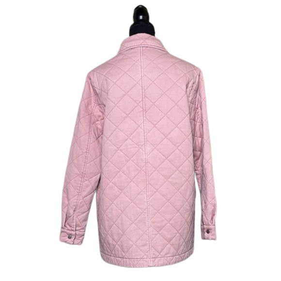 NWT Joie x Revolve Blush Pink Quilted Utility Jacket - Picture 3 of 9